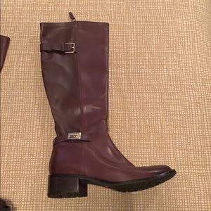 Leather brown boots